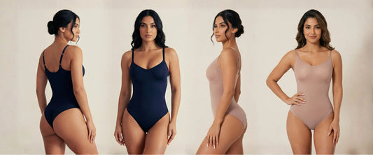 Indian Models Wearing Shapewear Bodysuit