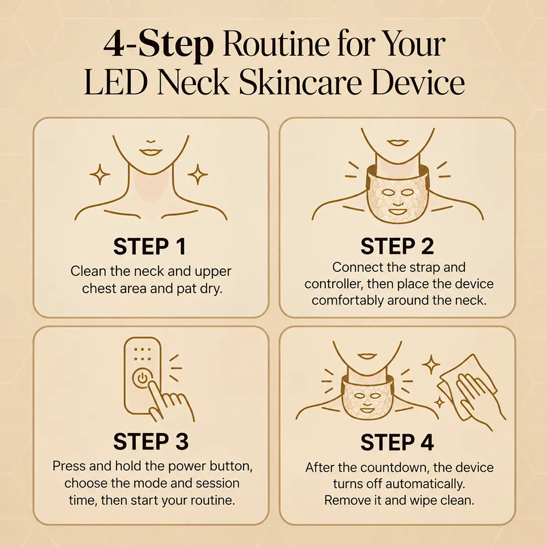 Photon LED Neck Therapy Mask