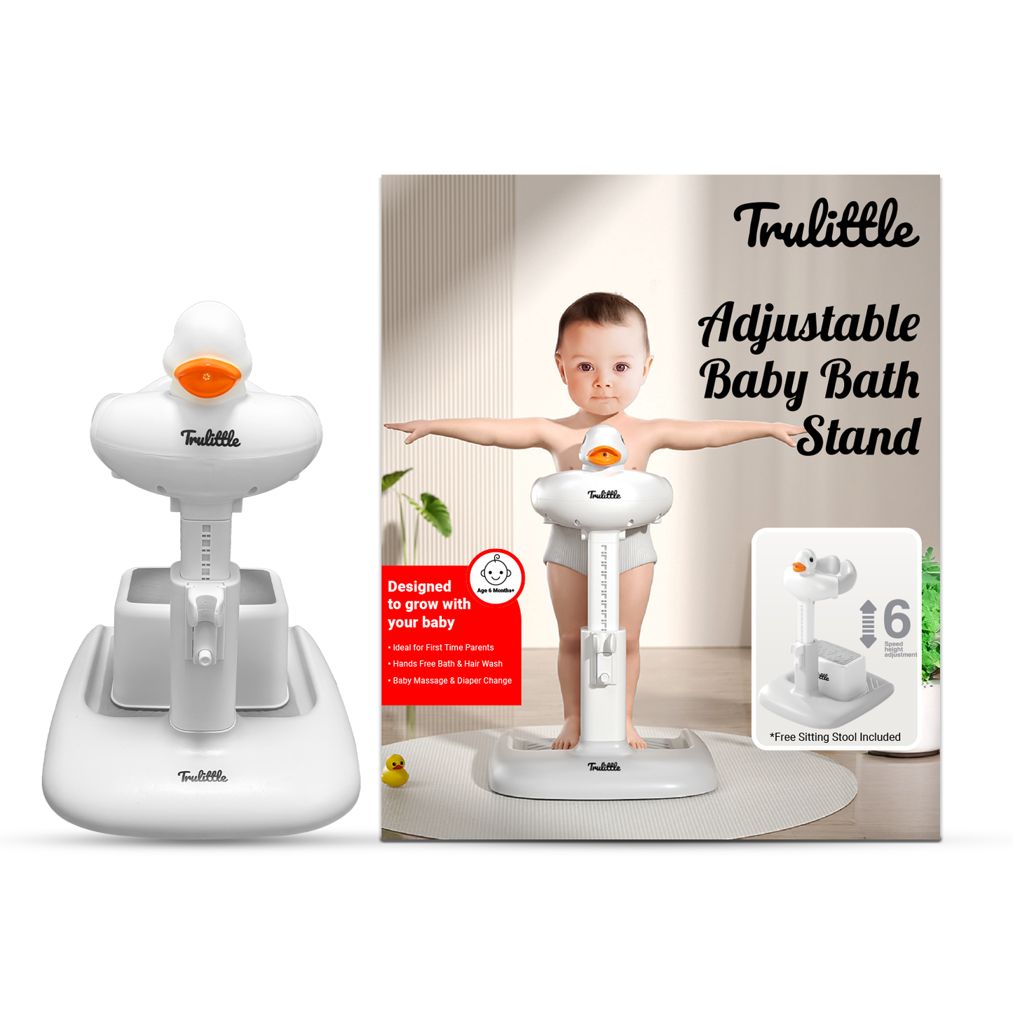 Adjustable Baby Bath Stand